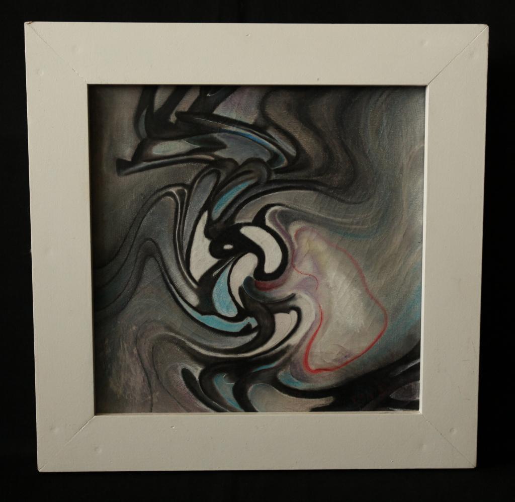 Kunstwerk., Minder dan 50 cm, Gebruikt, Ophalen of Verzenden, Schilderij