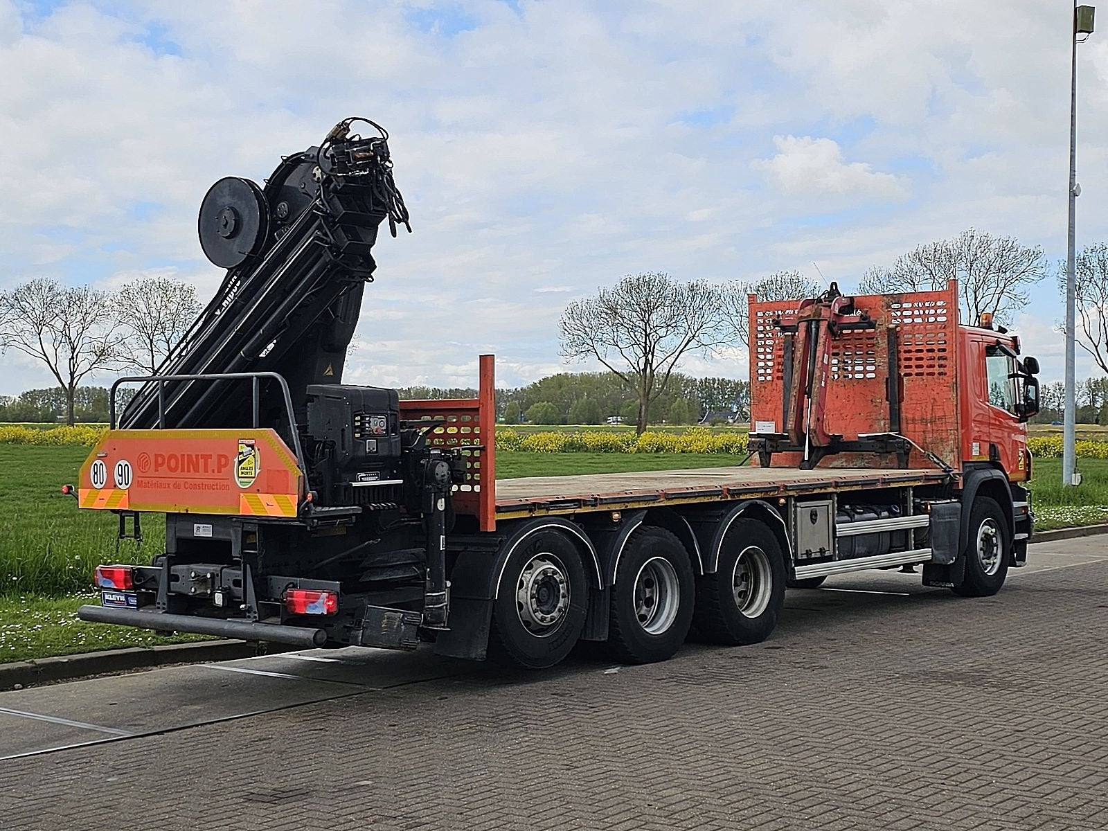 SCANIA P410 hiab 258ep5, Automaat, Euro 6, Diesel, Te koop