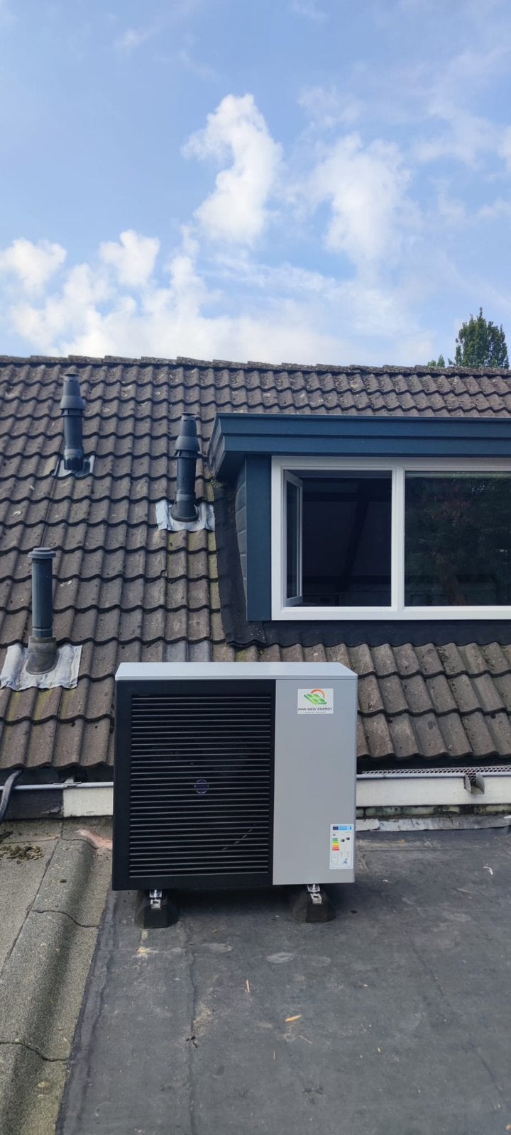 Warmtepomp incl boiler - gratis met subsidie, Ophalen, Overige typen, Zo goed als nieuw, 60 tot 150 cm