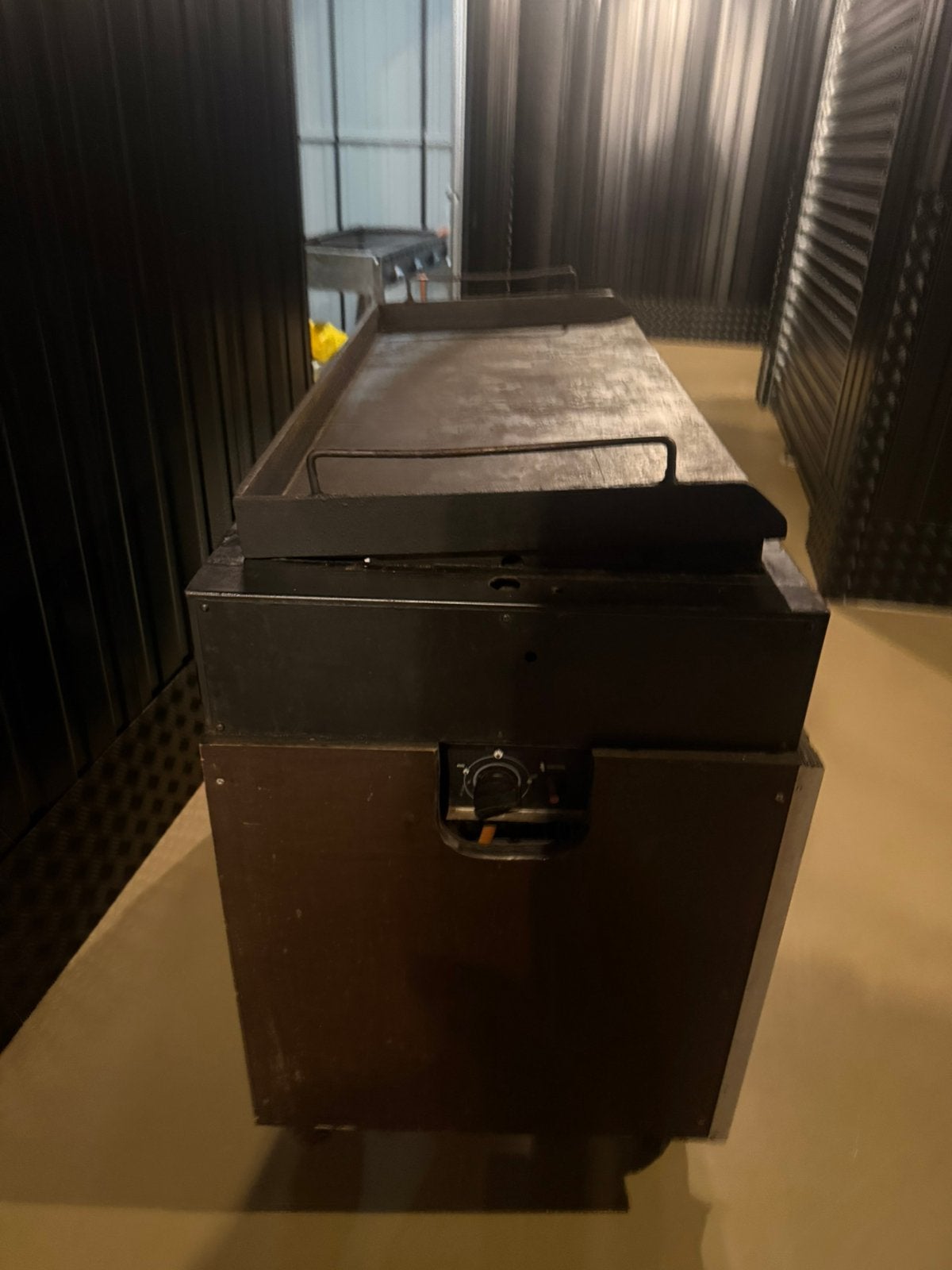 Professionele Horeca Gas Grillplaat op Wielen ZwareBakplaat, Ophalen, Zo goed als nieuw