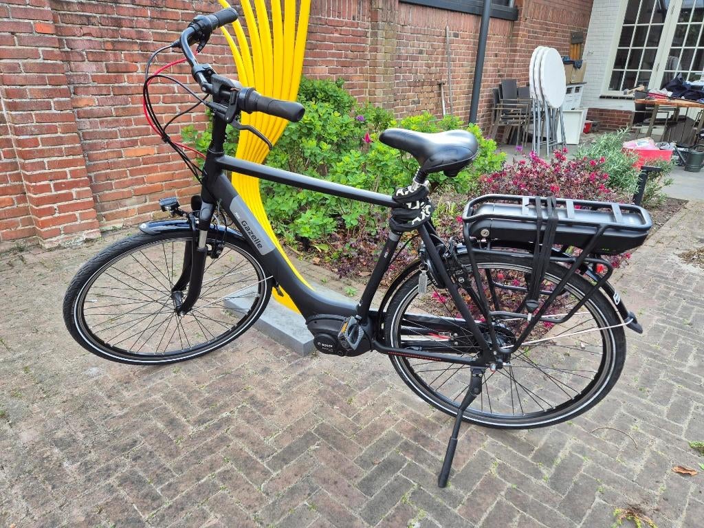 Gazelle Paris C7+ herenfiets met Bosch active plus motor, Ophalen, Zo goed als nieuw, 59 cm of meer, 50 km per accu of meer