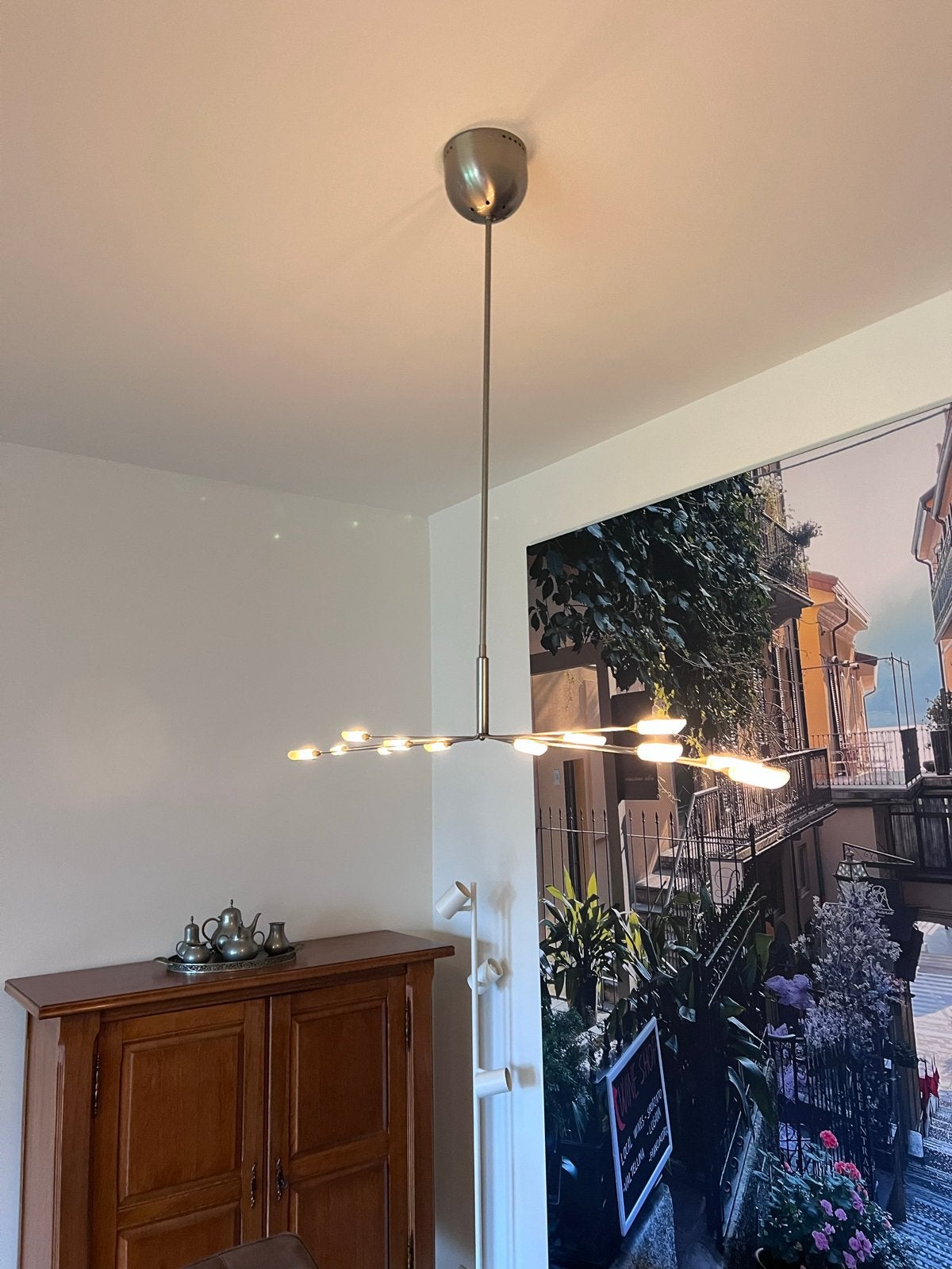 Moderne Hanglamp - 120 cm breed, Huis en Inrichting, Ophalen, Zo goed als nieuw, Metaal