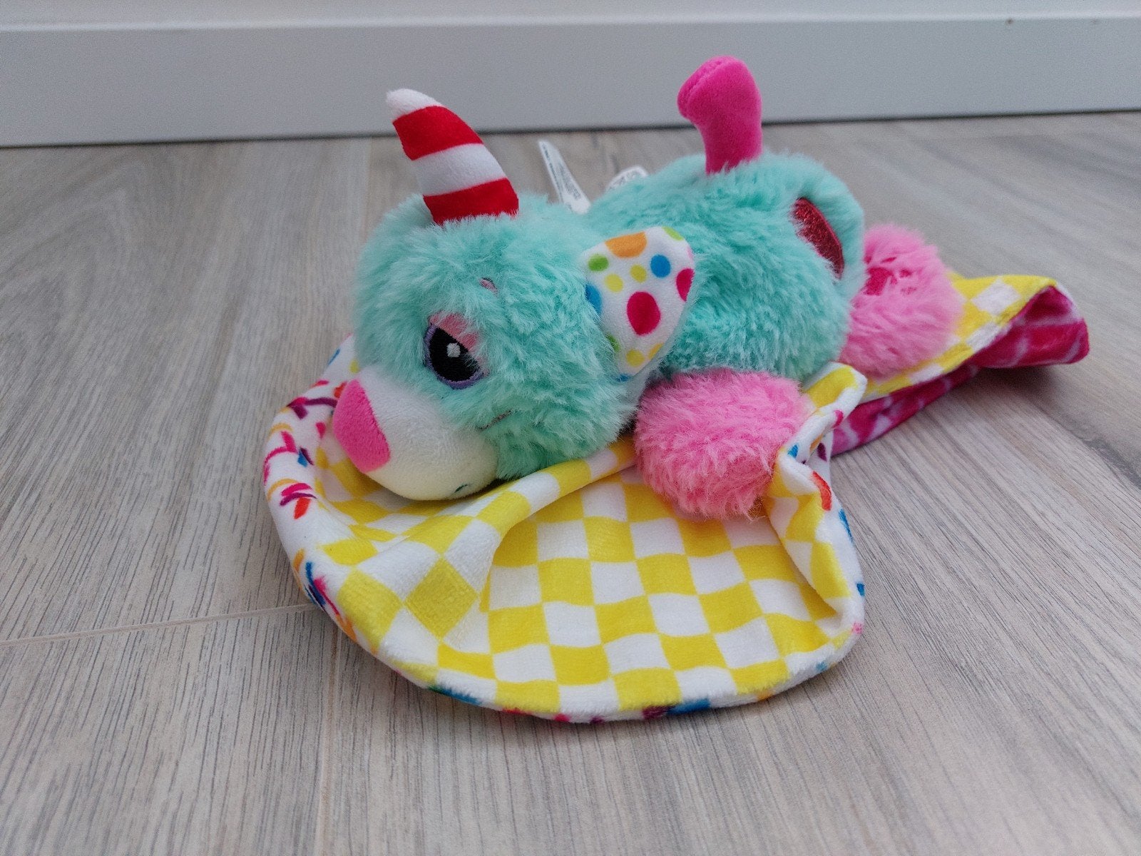 Knuffel knuffeldoekje cutetitos carnivalitos unicorn L1233, Ophalen of Verzenden, Zo goed als nieuw, Beer
