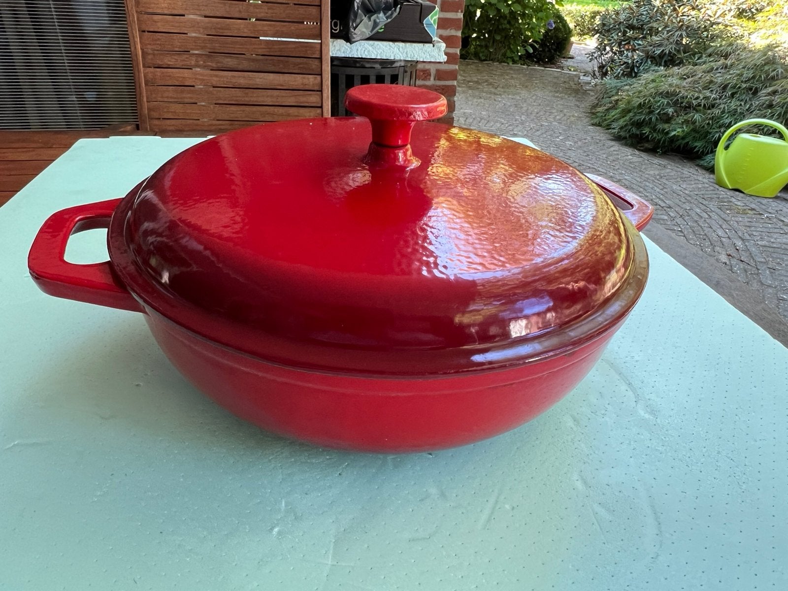 t.k.Nameta campagnard gietijzer 30cm INDUCTIE, Ophalen, Gebruikt, Gietijzer