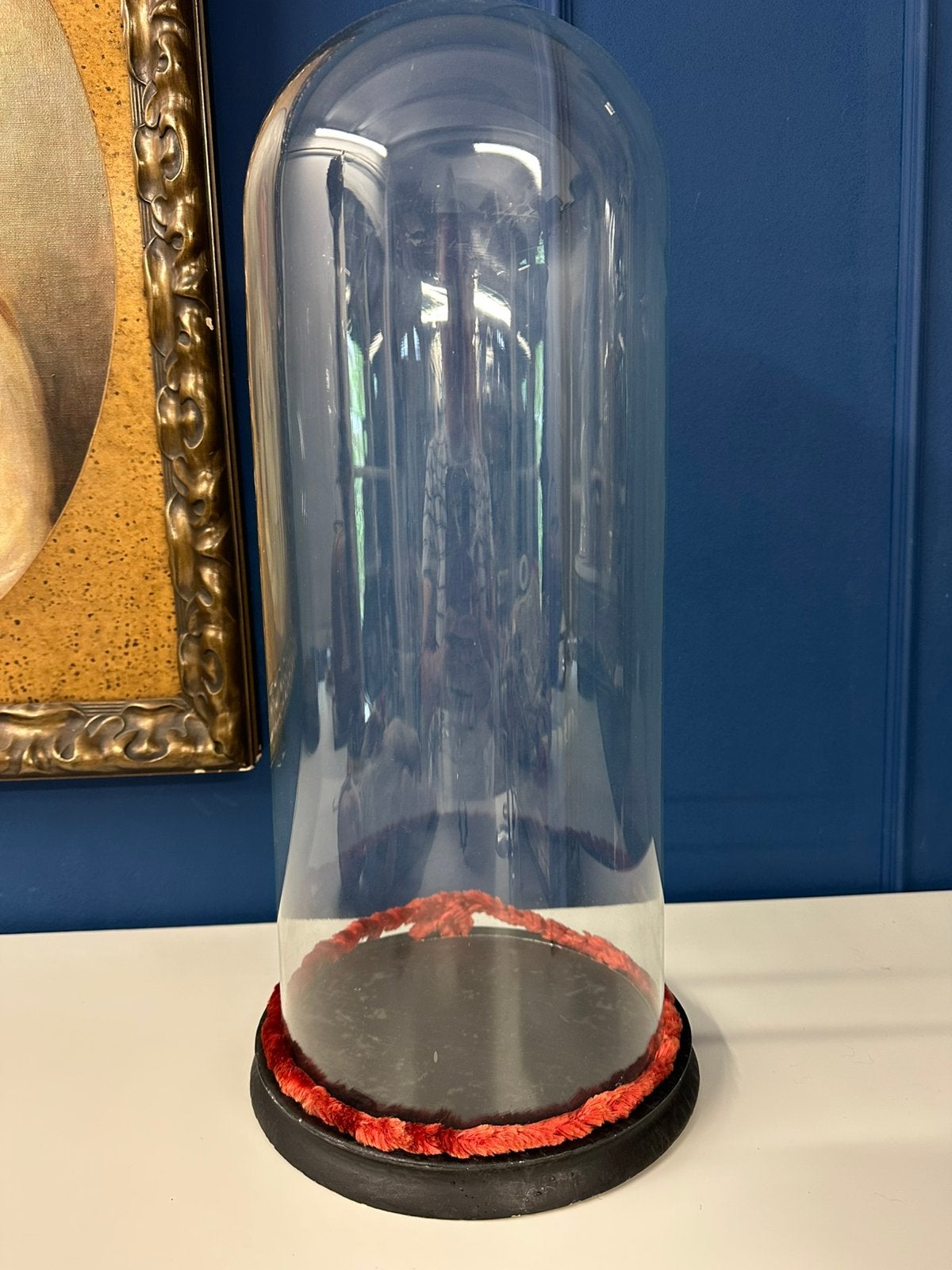 Antieke ronde stolp, 50 cm hoog, Huis en Inrichting, Woonaccessoires | Stolpen, Ophalen, Zo goed als nieuw