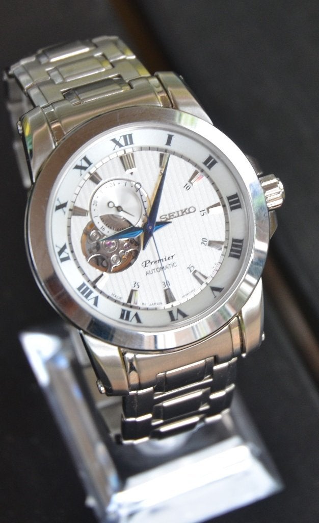 Seiko Premier Automaat SSA369J1 - zeer goede staat, Ophalen, Gebruikt, Staal, Polshorloge