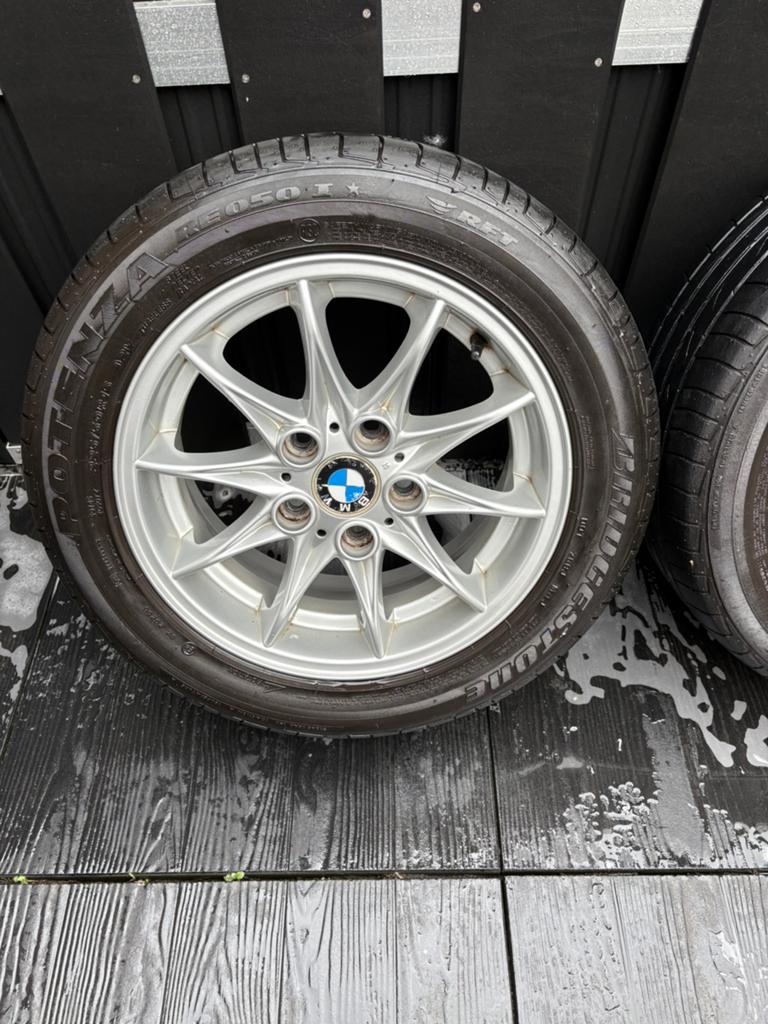BMW 16 inch velgen + zomerband Z4 1 3 serie E85 E86 E87 E46, Ophalen, 16 inch, Banden en Velgen, Zomerbanden