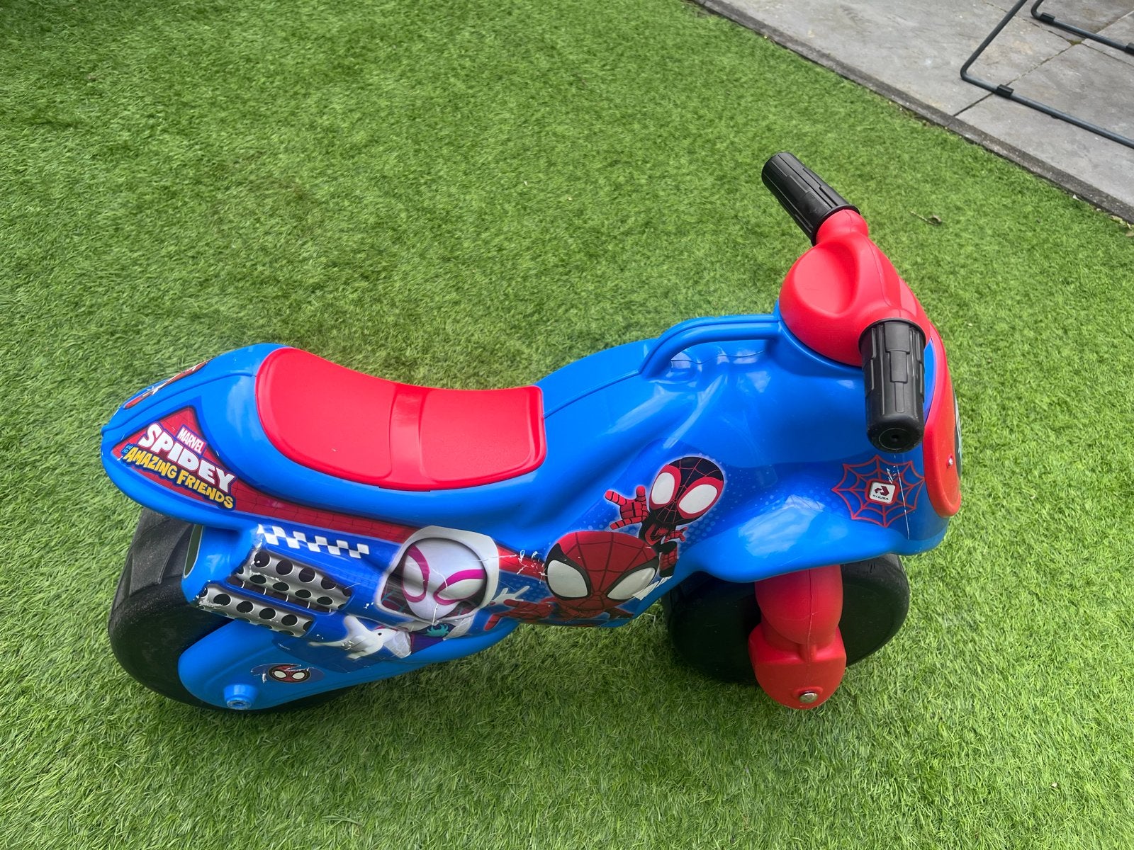 Spiderman Loopmotor, Kinderen en Baby's, Speelgoed | Buiten | Voertuigen en Loopfietsen, Gebruikt, Loopfiets, Ophalen