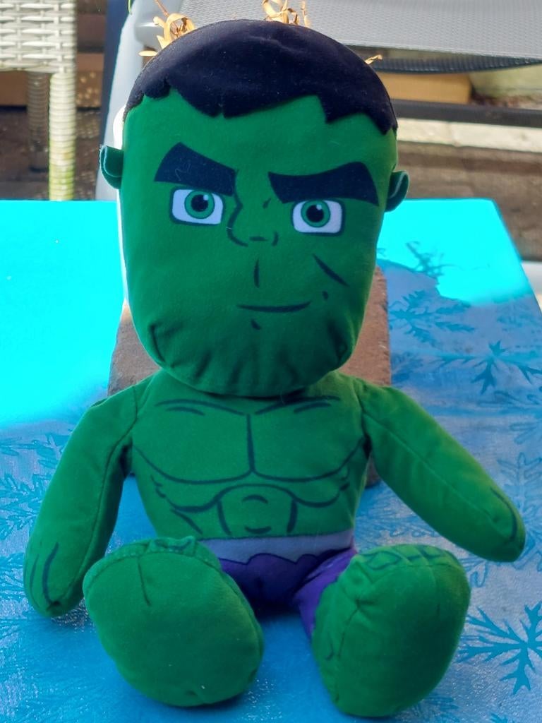 Marvel De Hulk knuffel, Ophalen of Verzenden, Nieuw, Actiefiguur of Pop