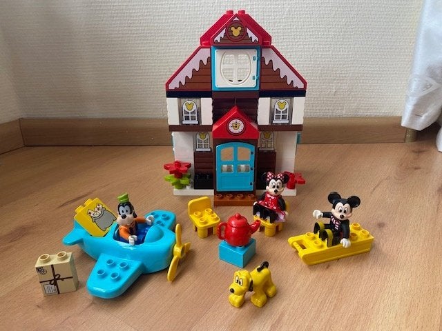 Duplo, Mickey's vakantiehuis (Disney) Minnie, set 10889, Ophalen of Verzenden, Gebruikt, Duplo