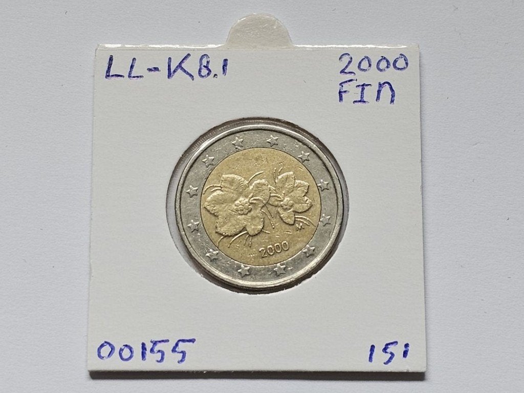 2-euromunt Finland (FIN) 2000 Koers LL-K8.1, Postzegels en Munten, Munten | Europa | Euromunten, Ophalen of Verzenden, Finland