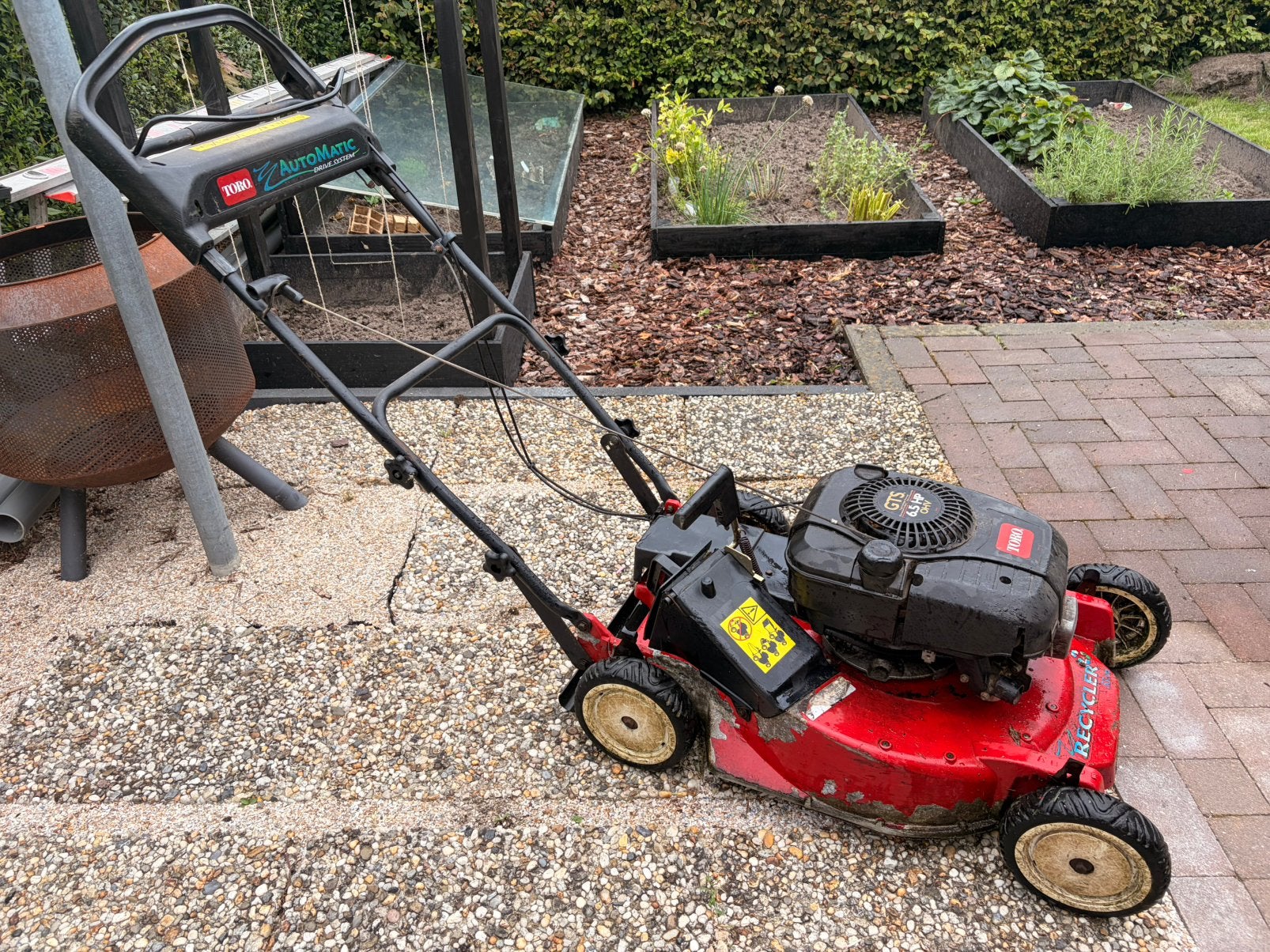 Sterke zelfrijdende Toro grasmaaier / mulcher, Tuin en Terras, Ophalen, Cirkelmaaier, Gebruikt, Mulchfunctie