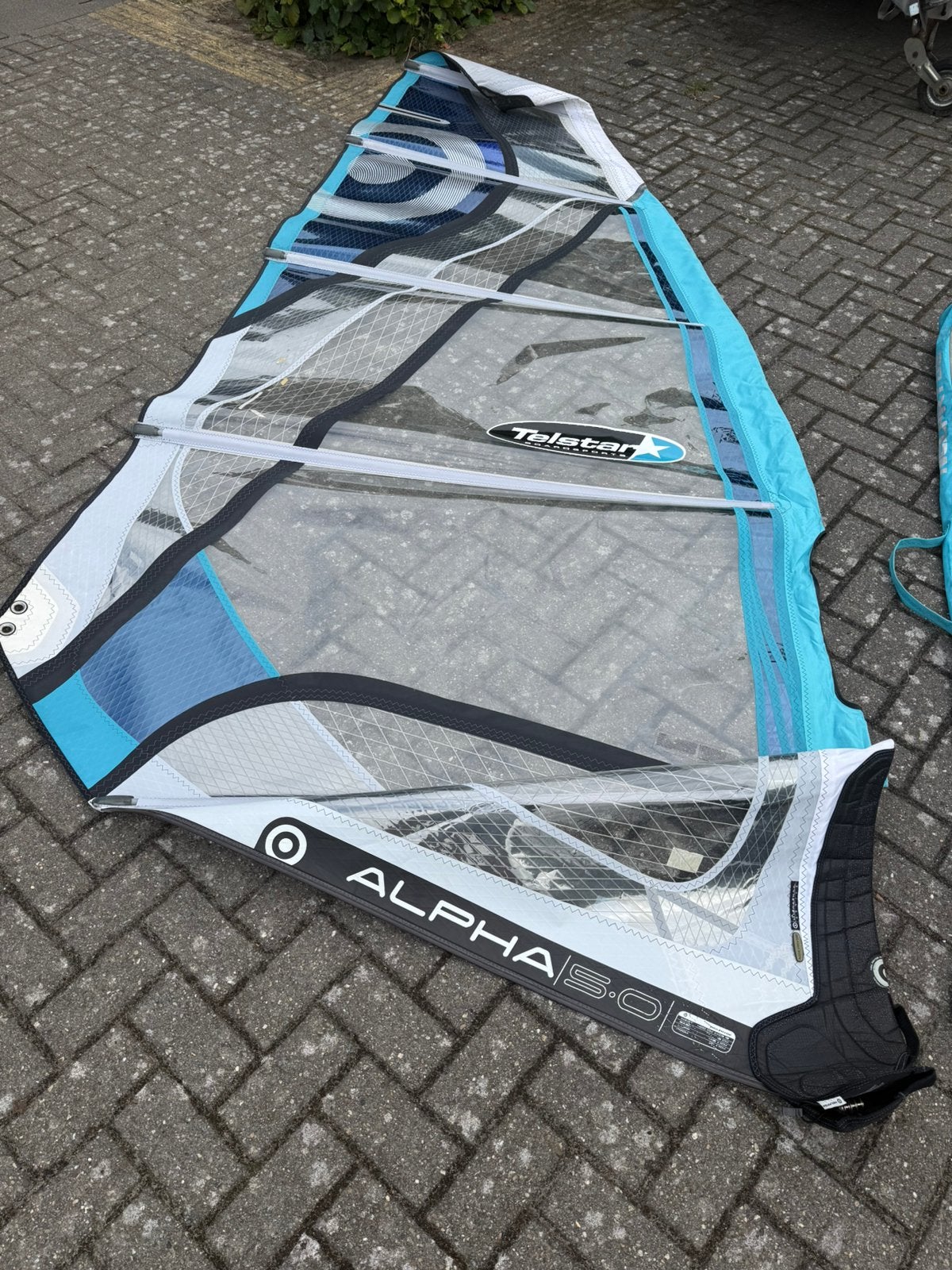 Neilpryde zeil 5.0, Watersport en Boten, Windsurfen, Ophalen, Zo goed als nieuw, Zeil