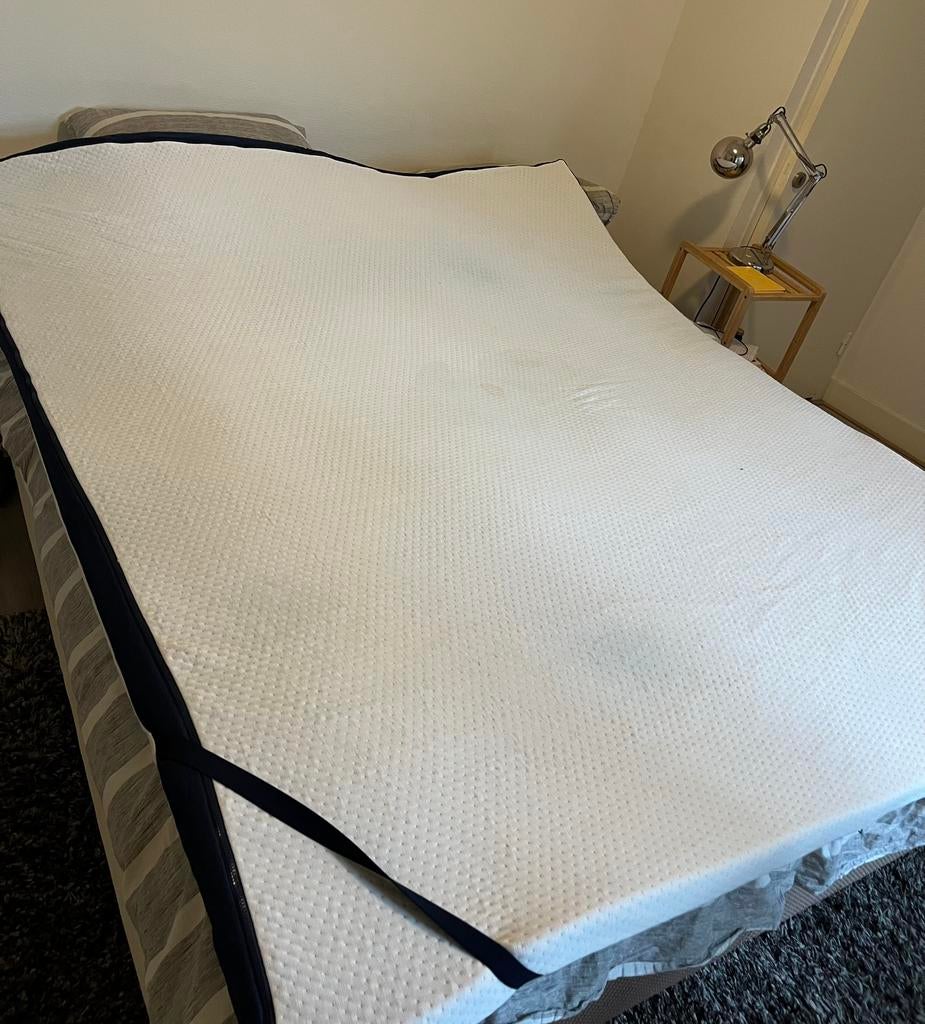 Matt Sleeps topper matras 180 x 210, Huis en Inrichting, Slaapkamer | Matrassen en Bedbodems, Ophalen, Gebruikt, 210 cm, Tweepersoons