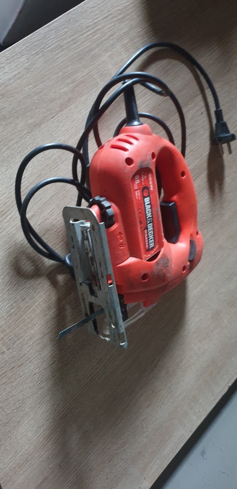 Black+Decker Decoupeerzaag 500W - Gebruikt, Ophalen, Gebruikt, Decoupeerzaag, Black+Decker