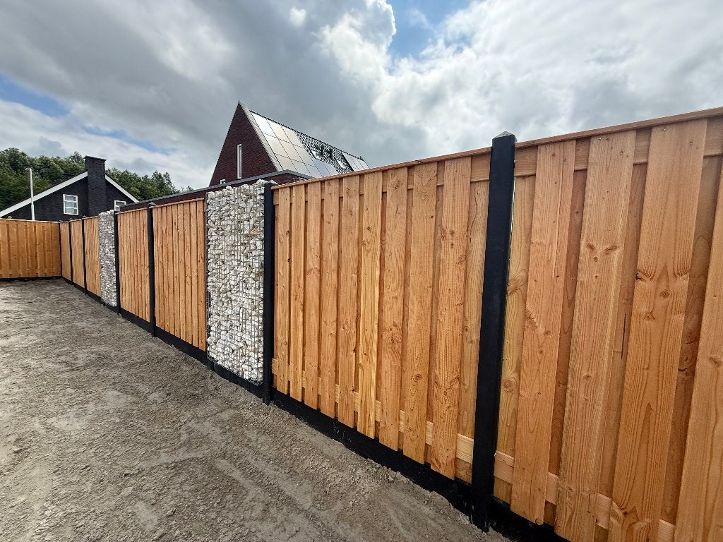 Hout en beton schuttingen, gratis offerte!, Ophalen, 1 tot 2 meter, Minder dan 3 meter, Nieuw