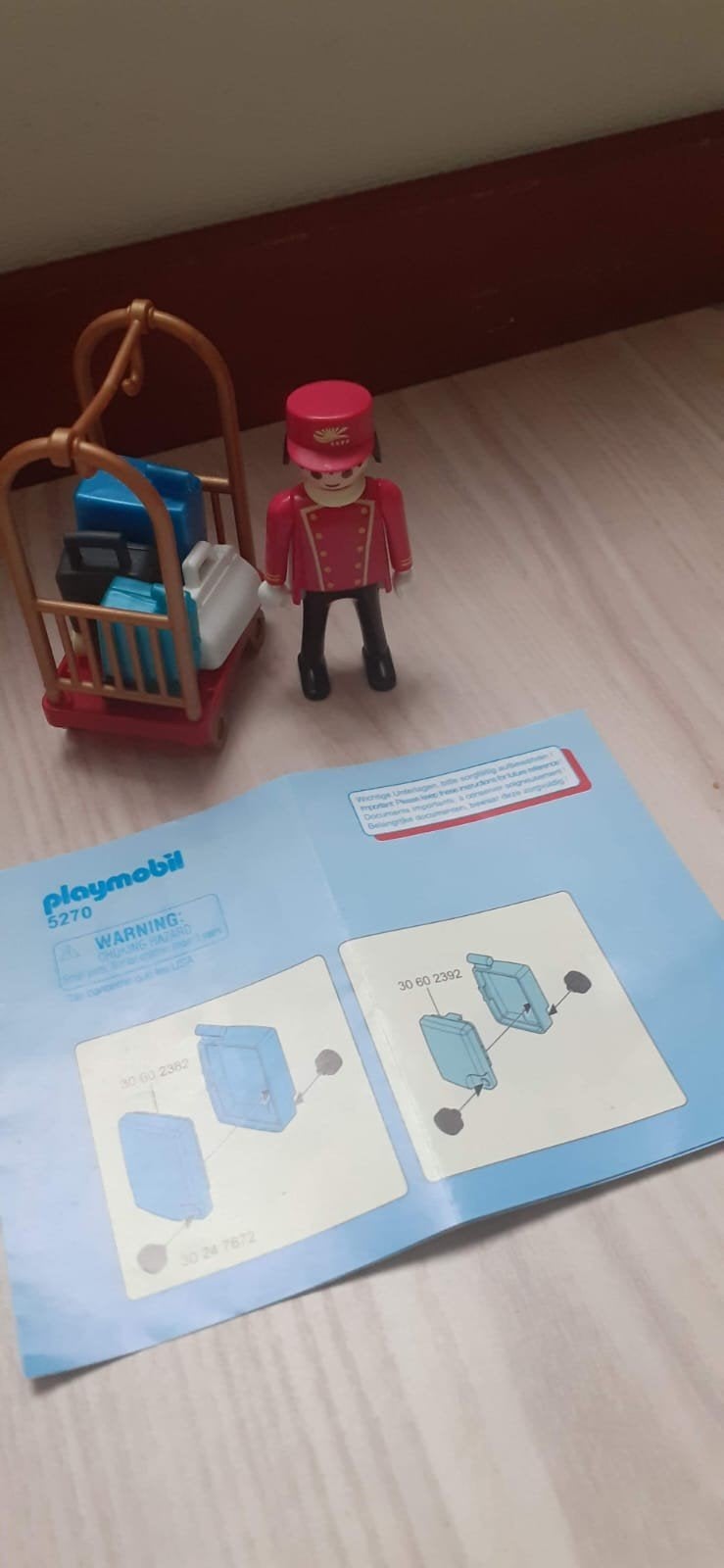 Playmobil 5270 Picolo met bagage, Complete set, Ophalen of Verzenden, Zo goed als nieuw, Figuren