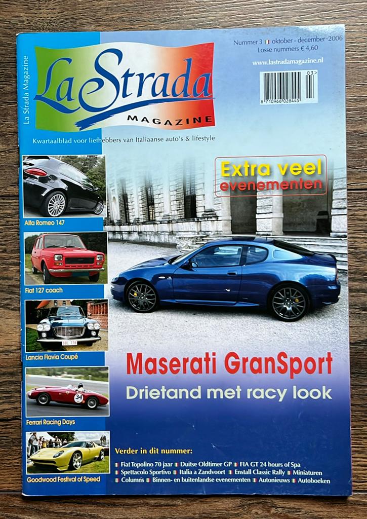 La Strada: Alfa 147, Fiat 127 en Topolino, Lancia Flavia, Boeken, Ophalen of Verzenden, Gelezen, Overige merken