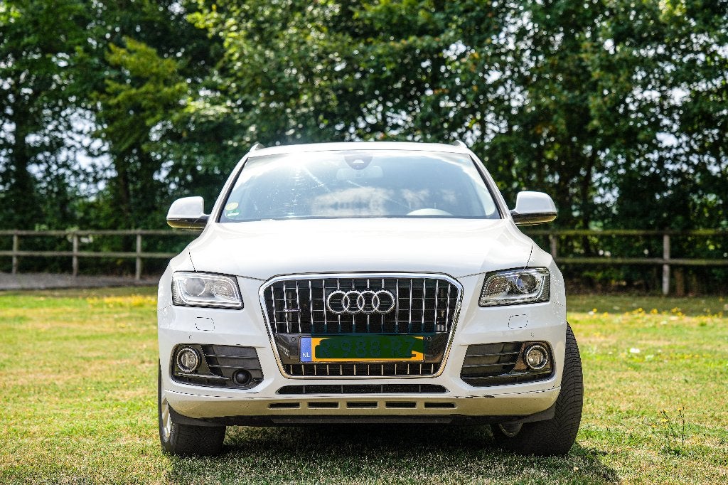 Audi Q5 2.0 TDI Quattro S-tronic 2015 Wit, Auto's, Audi, Automaat, Euro 6, Wit, Leder