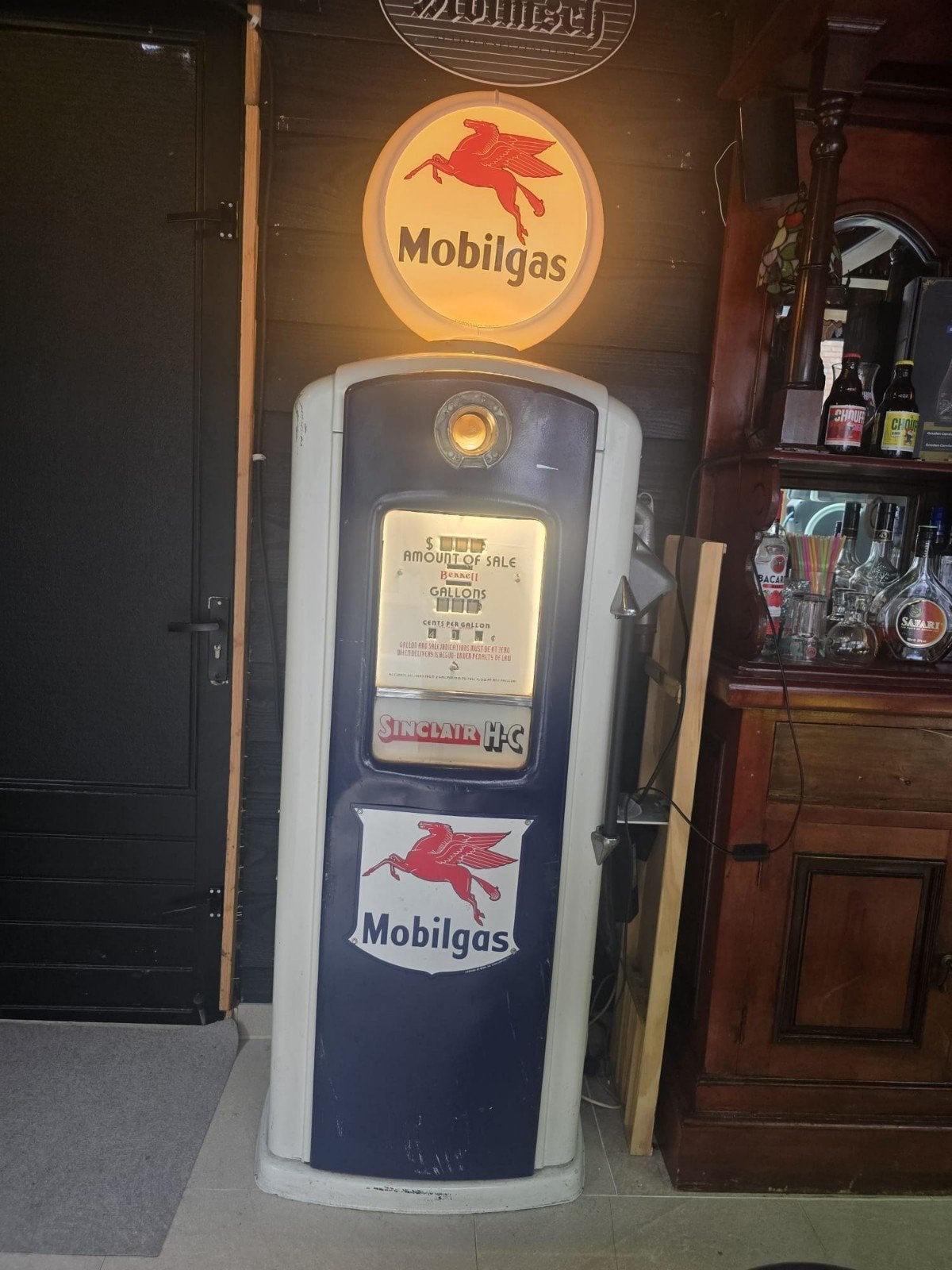 Bennet Mobilgas Benzinepomp, Ophalen of Verzenden