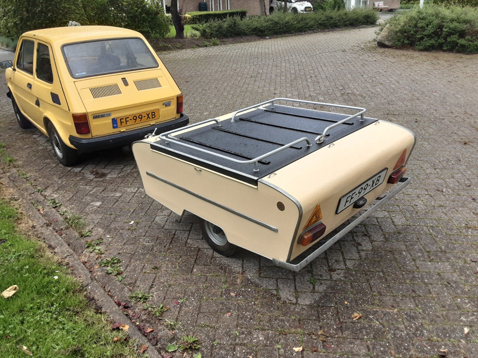 kampeerwagen/bagagewagen oldtimer 1964 Fada, Ophalen