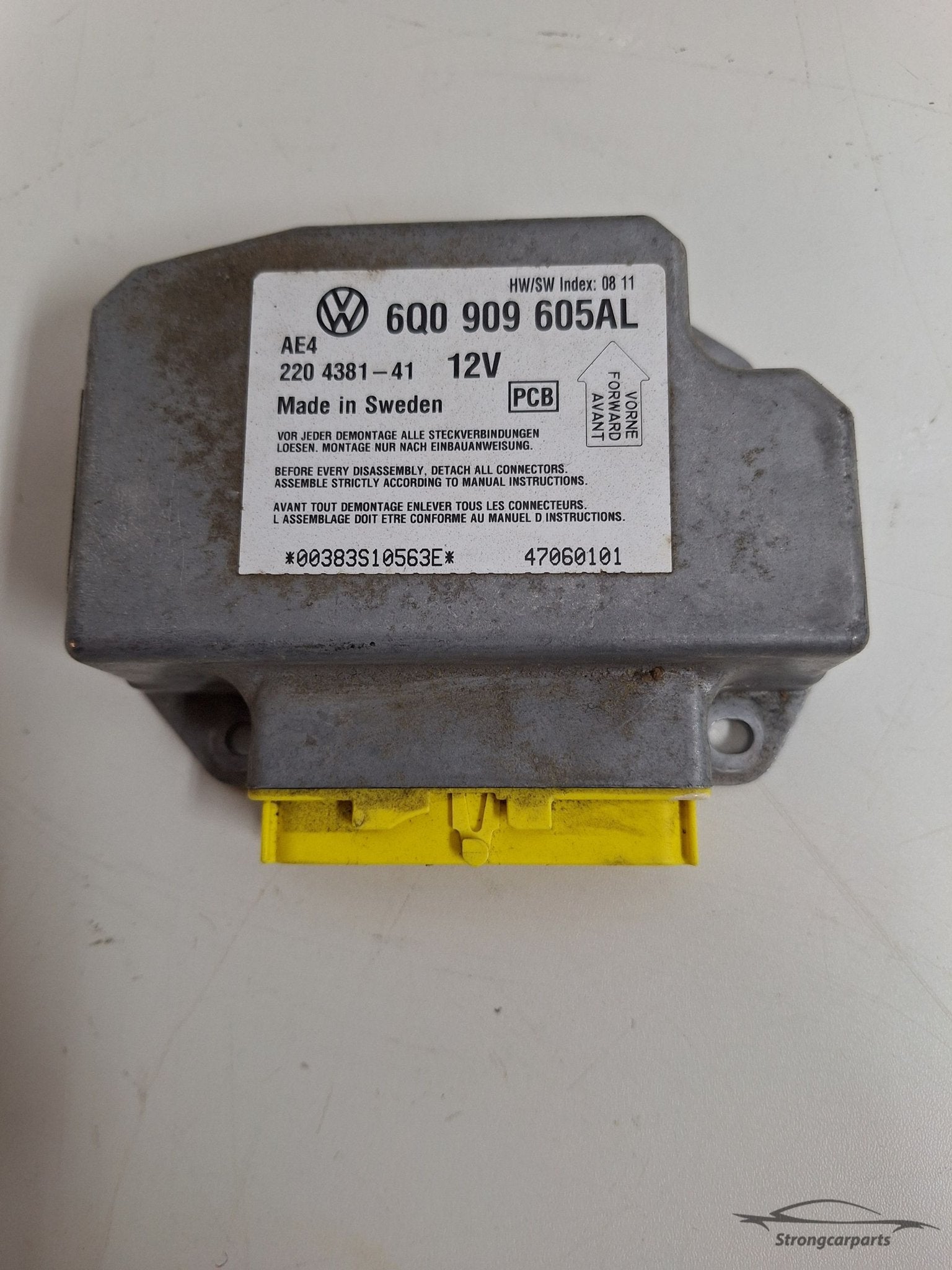 Airbag Module VW New Beetle Cabrio 6Q0909605AL geen storinge, Gebruikt, -, Volkswagen, -