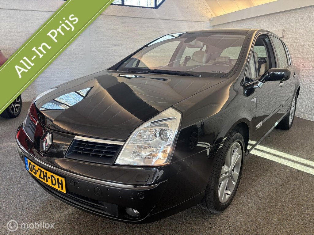 Renault Vel Satis 3.5 V6 24V Initiale, Auto's, Automatische klimaatregeling, Gebruikt, Zwart, Bedrijf