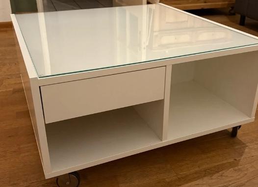 Ikea Boksel salontafel Knut en Marianne Hagberg, Ophalen, Gebruikt, Vierkant, 50 tot 100 cm