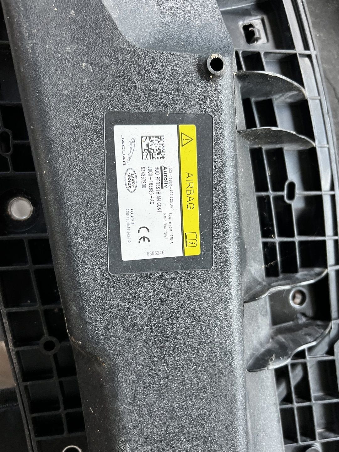 Range Rover / Land Rover Pedestrain Airbag P/N; J9C3-16E636-, Auto-onderdelen, Gebruikt, -, Land Rover, -