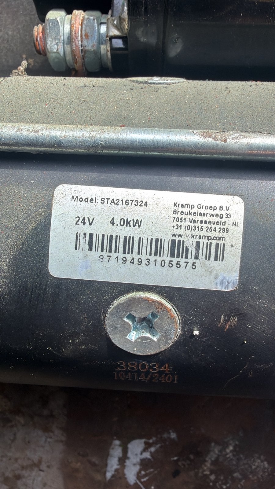 Startmotor 24V 4.0KW - Model STA2167324, Ophalen of Verzenden, Gebruikt, Universele onderdelen