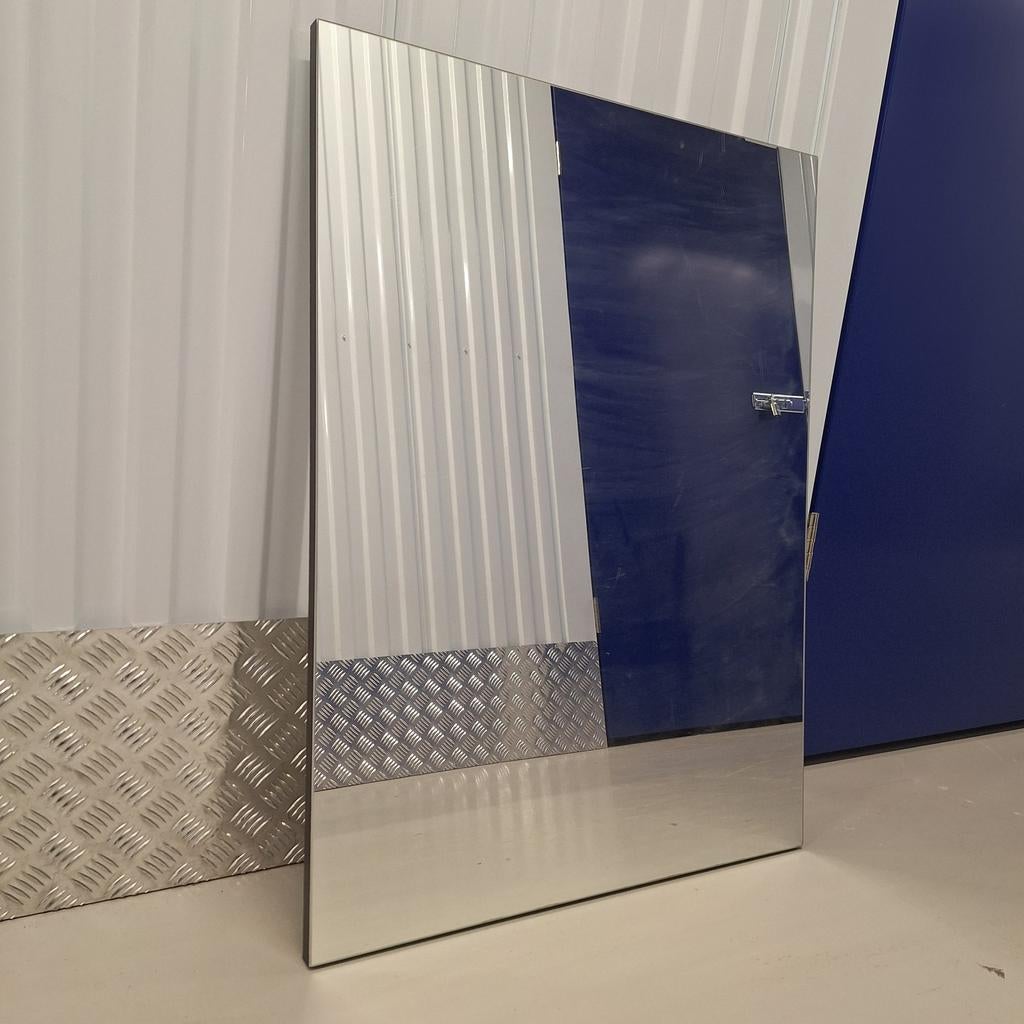 Hele zware en mooie spiegel 92x69 cm, Ophalen, Zo goed als nieuw, Minder dan 100 cm, Rechthoekig