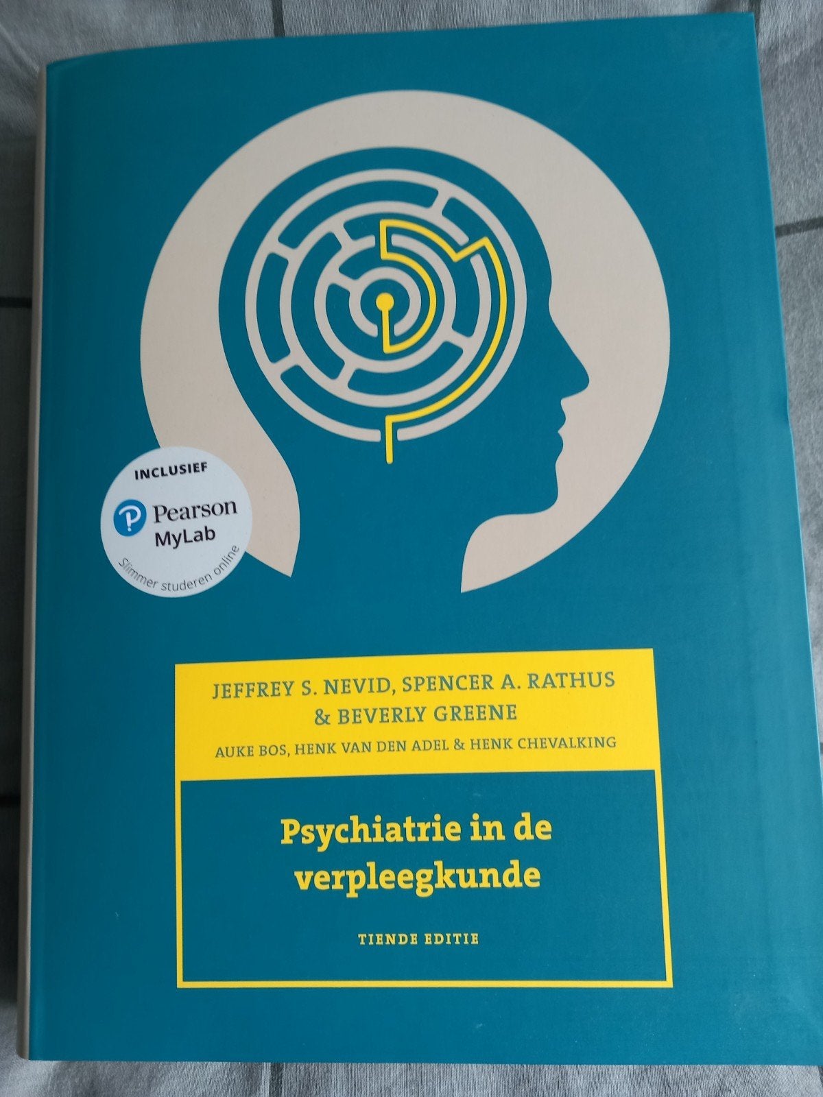 Psychiatrie in de verpleegkunde - Tiende editie, Boeken, Zo goed als nieuw, Gamma, Jeffrey S. Nevid, Spencer A. Rathus, Beverly Greene