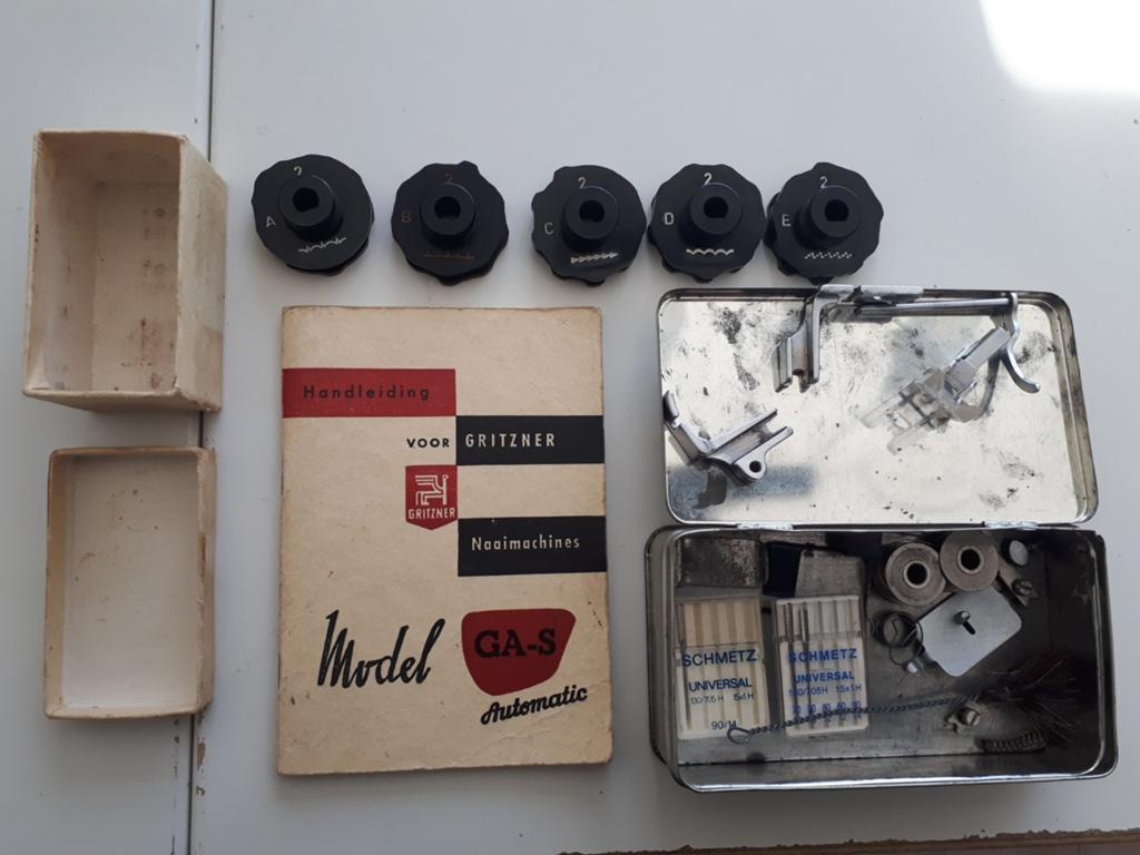 Vintage retro naaimachine Gritzner GA-S automatic onderdelen, Ophalen of Verzenden, Gebruikt, Naaimachine, Overige merken