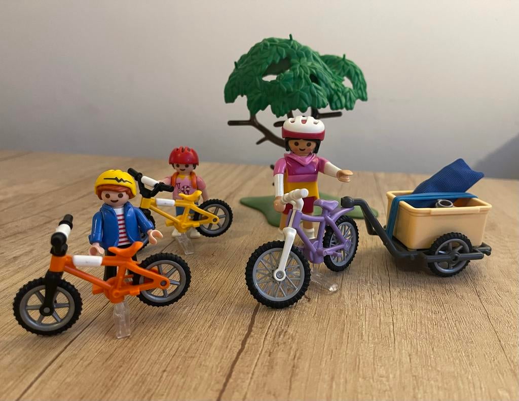 Playmobil Mountainbike Set 6890, Kinderen en Baby's, Speelgoed | Playmobil, Ophalen, Gebruikt, Complete set