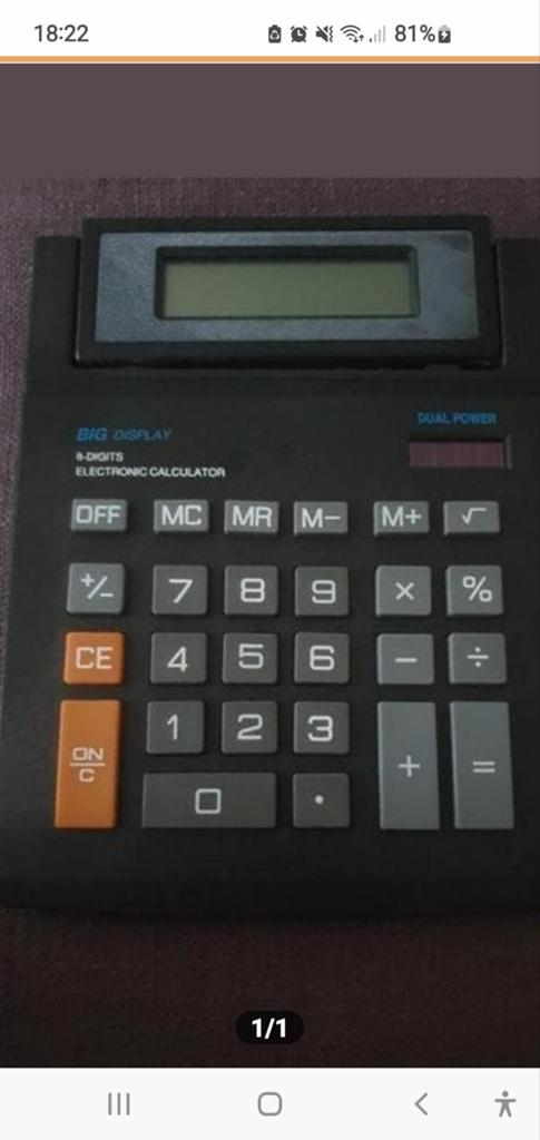 Electronic Calculator, Dual power, Diversen, Ophalen of Verzenden, Nieuw