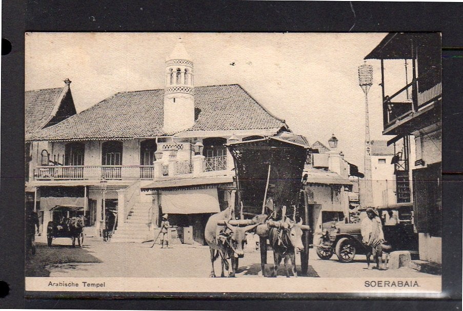 Ned Indië Soerabaja de Arabische tempel  1910 (ni1-11), Verzamelen, Ophalen, Voor 1920, Buiten Europa