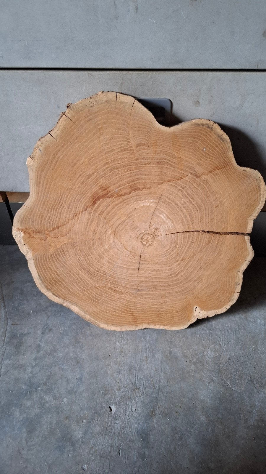 Hard houten schijf 4 cm dik (3 voorradig), Ophalen of Verzenden, Rond, Hout