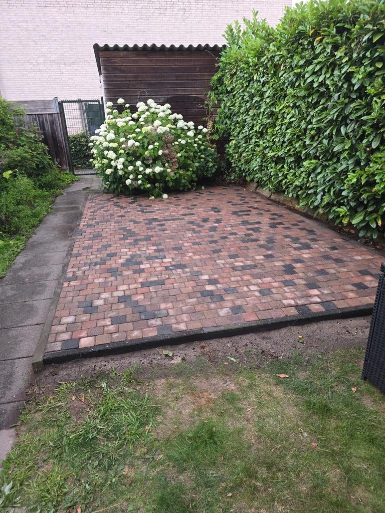 Gebruikte koppelstones voor terras of oprit, Ophalen of Verzenden, Gebruikt, Beton, Klinkers