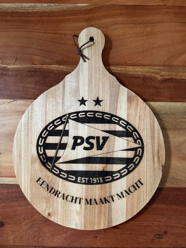 Borrelplank/serveerplank met psv logo, Verzamelen, Sportartikelen en Voetbal, Ophalen of Verzenden, Nieuw, PSV, Overige typen