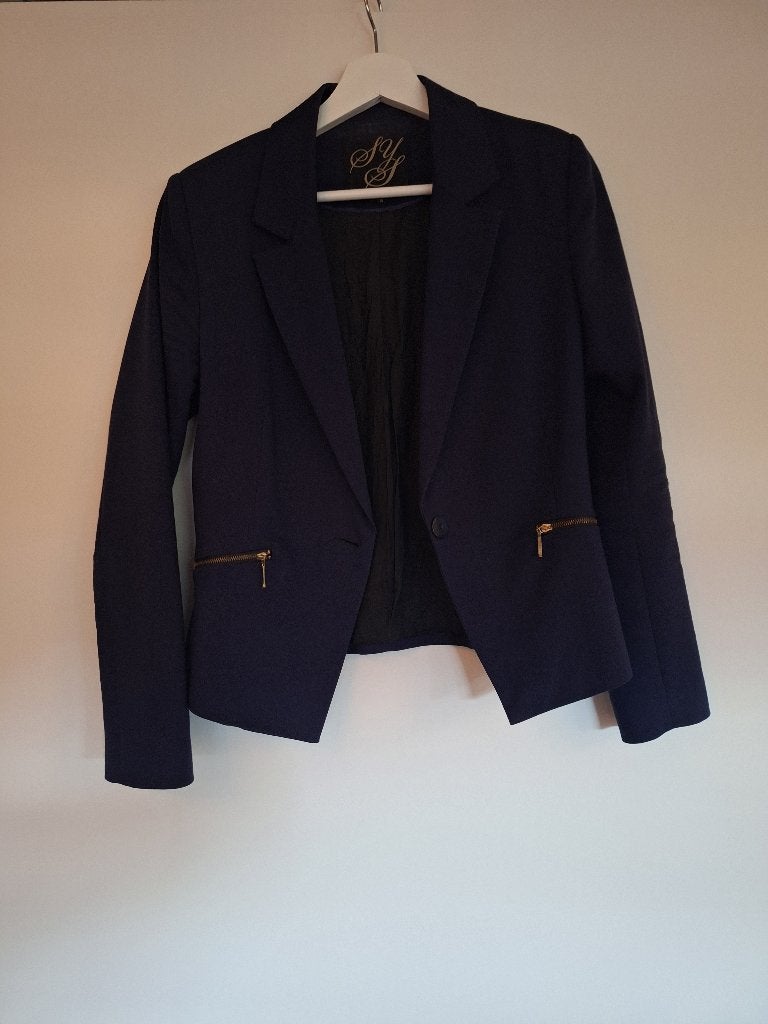 Stijlvol Steps dames colbert / blazer (blauw / maat 38), Kleding | Dames, Maat 38/40 (M), Blauw, Ophalen of Verzenden, Zo goed als nieuw
