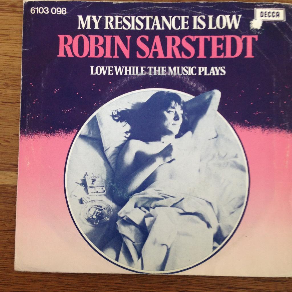 Robin Sarstedt My Resistance Is Low 7" FH 70s 1976, Gebruikt, 7 inch, Single, Ophalen of Verzenden