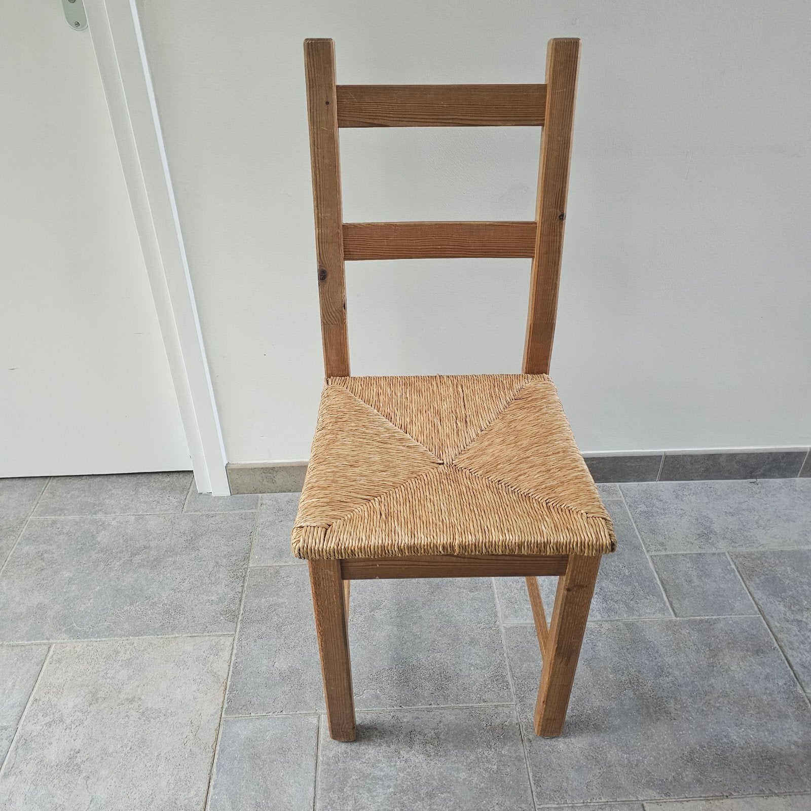 Vintage stoeltje rotan, Huis en Inrichting, Ophalen, Eén