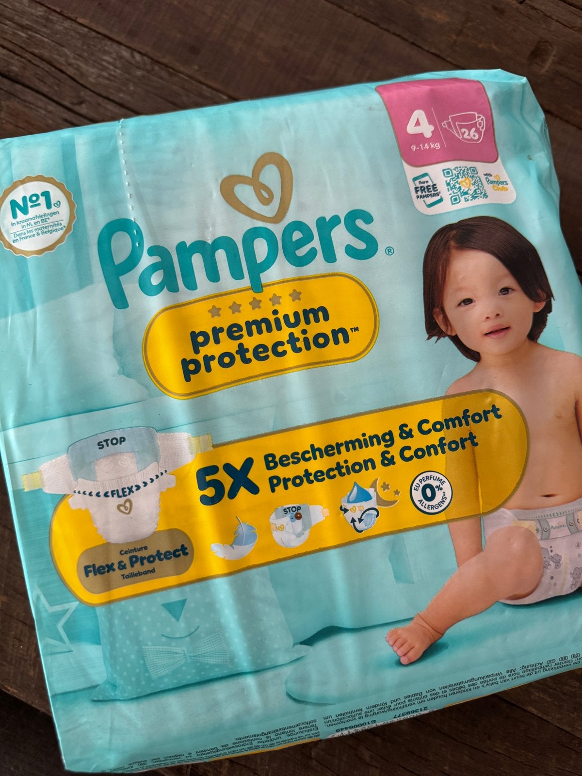 Pampers Premium Protection Luiers Maat 4 (9-14 kg) - 26 stuk, Ophalen of Verzenden, Nieuw