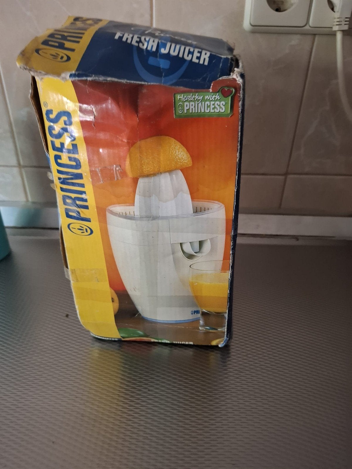 Princess Citruspers - Elektrisch en Compact, Ophalen of Verzenden, Zo goed als nieuw, Elektrisch, Citruspers