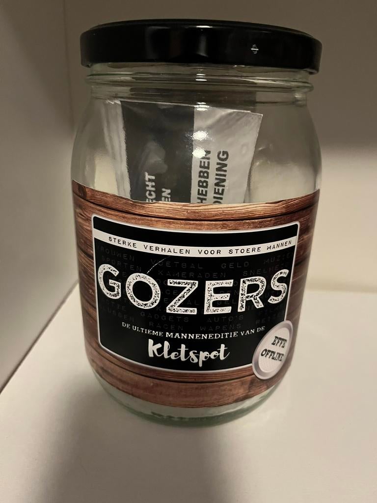 Gozers kletspot, effe offline, Ophalen of Verzenden, Zo goed als nieuw, Overige materialen, Minder dan 25 cm