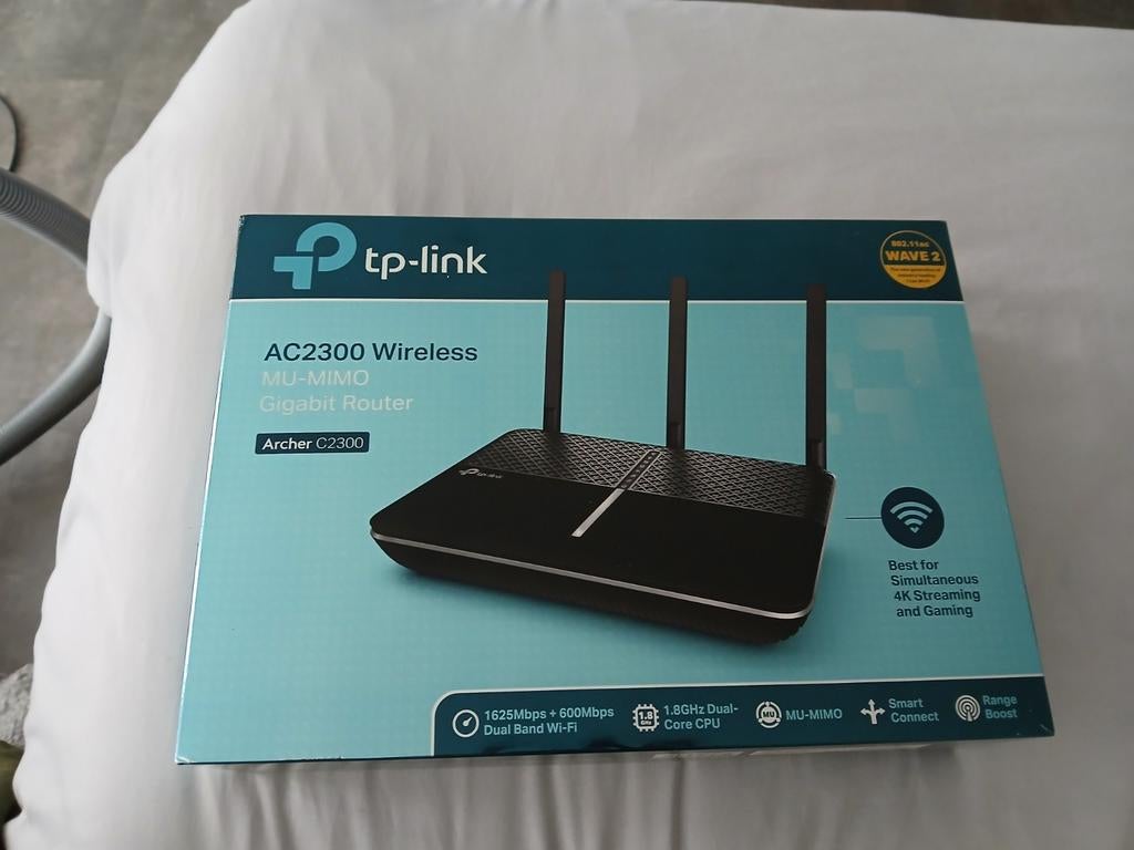 TP-Link Archer C2300 AC2300 Wireless MU-MIMO Gigabit Router, Computers en Software, Routers en Modems, Ophalen of Verzenden, Zo goed als nieuw