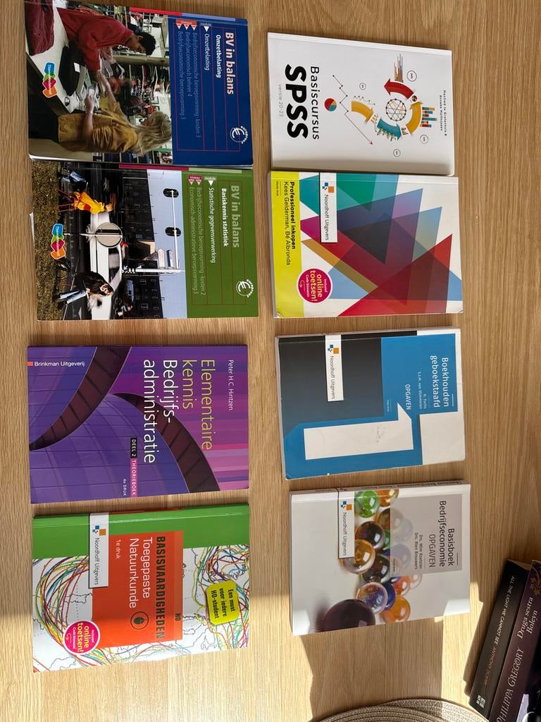 Diverse studieboeken HBO/WO - Economie, Techniek, Statistiek, Ophalen of Verzenden, Beta, Gelezen, HBO