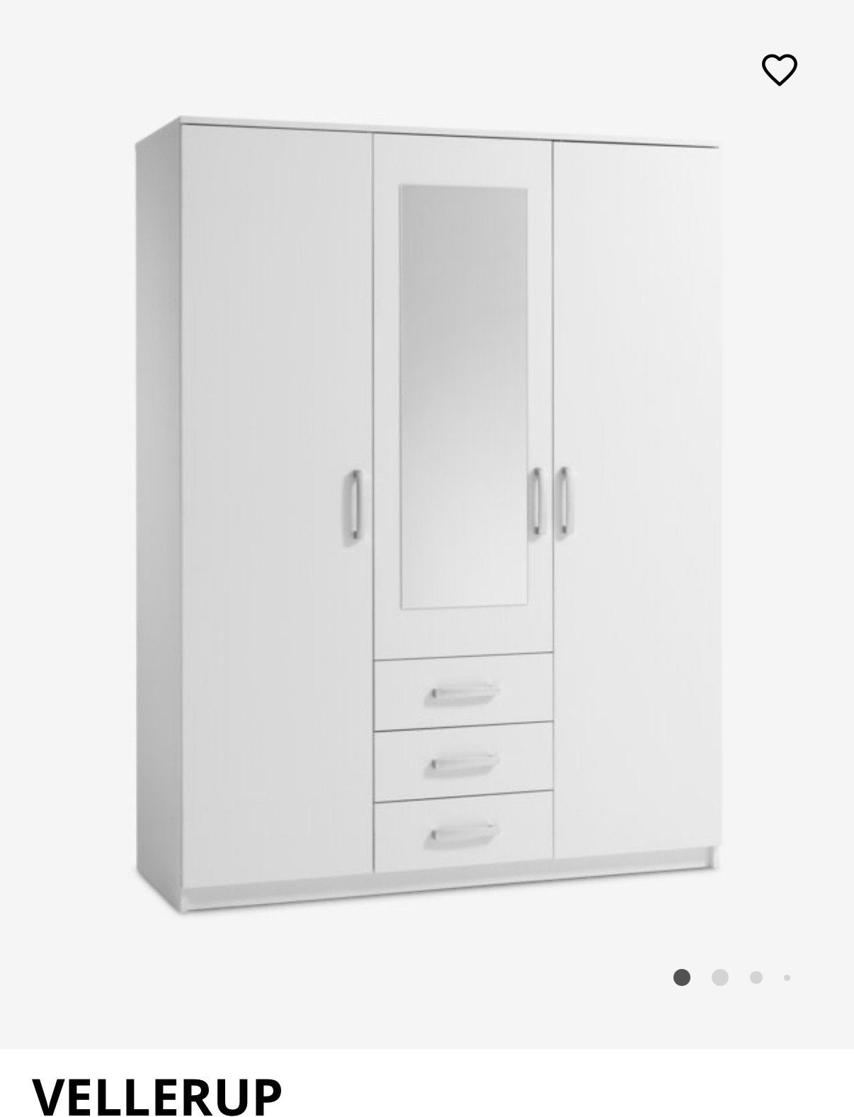 Witte kleding kast gratis af te halen zsm, Ophalen, Gebruikt, 100 tot 150 cm, Met lade(s)
