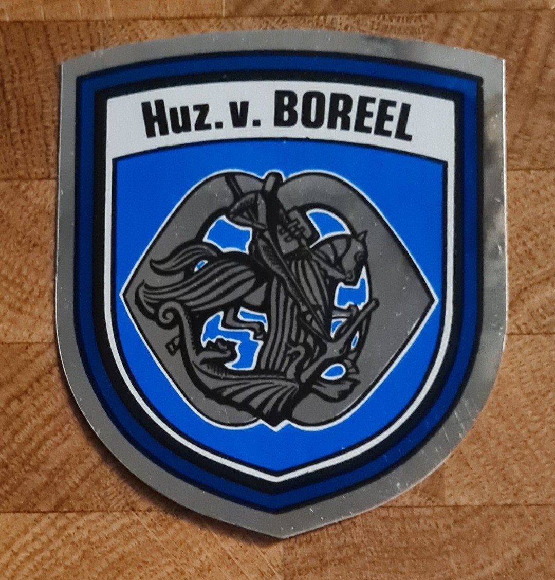 Huz. v. Boreel embleem/sticker, Verzamelen, Verzenden, Landmacht, Overige typen