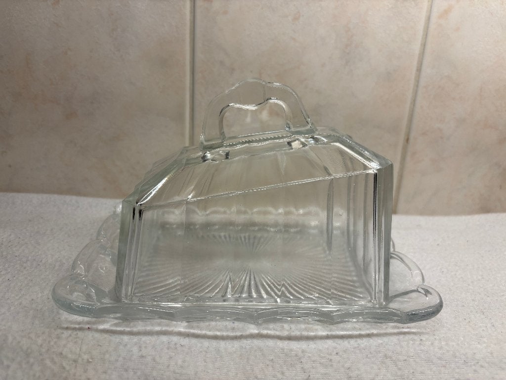 Glazen Vintage Kaas Stolp (2), Ophalen of Verzenden